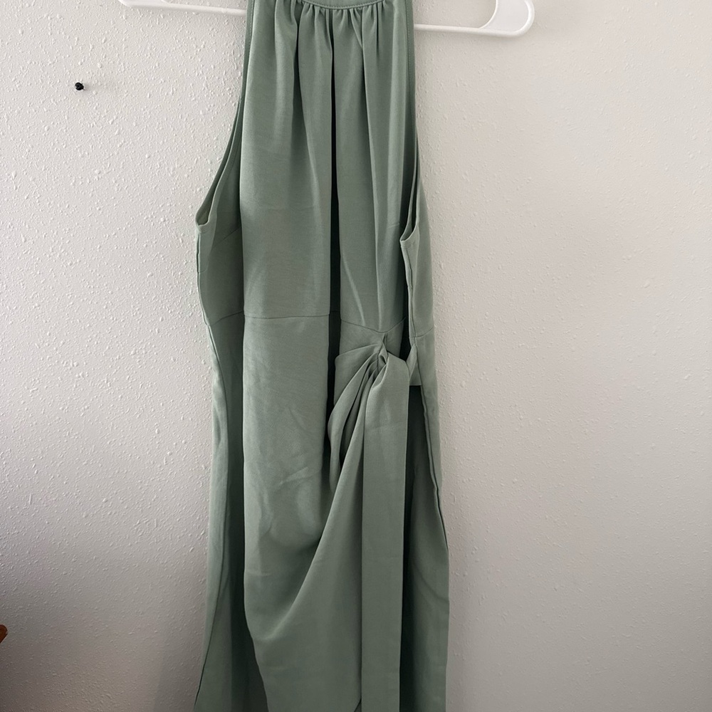 Sage Green Sleeveless Dress